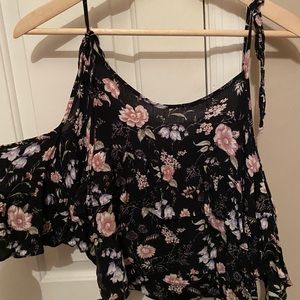 FLORAL OFF THE SHOULDER TOP